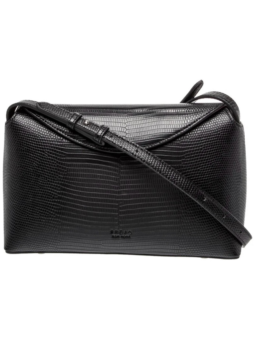 Freja New York Hudson Croc Embossed Shoulder Handbag
